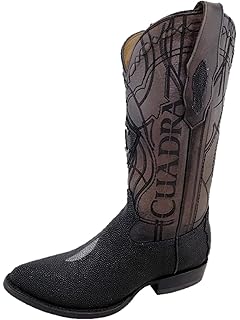 botas vaqueras punta oval