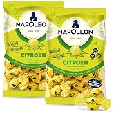 Napoleon Lemon Balls (Lempur) Sours Candy - (2-Packs) - Dutch Holland Imported Hard Candy, 5.2 oz. Per Bag