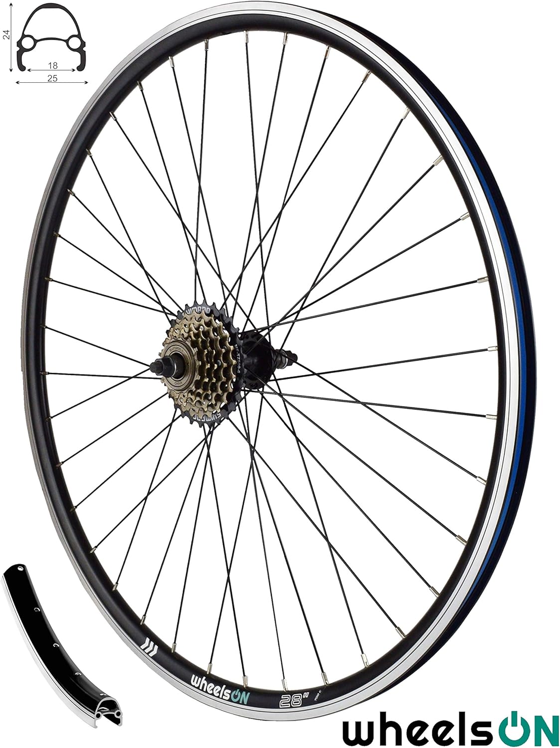 6 speed wheelset 700c