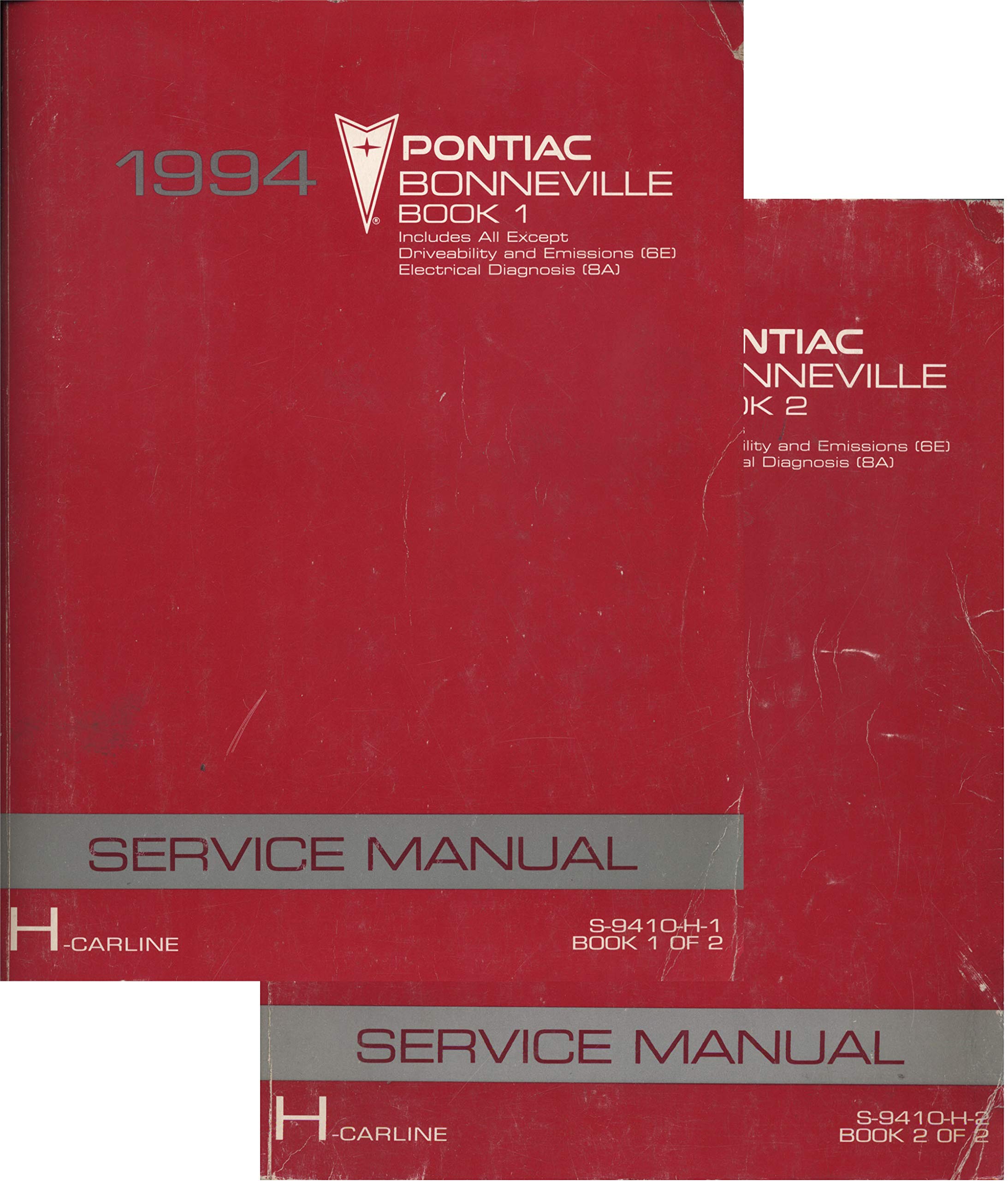 1994 Pontiac Bonneville Service Manual (2 Volume Set) Workbook – 1994
