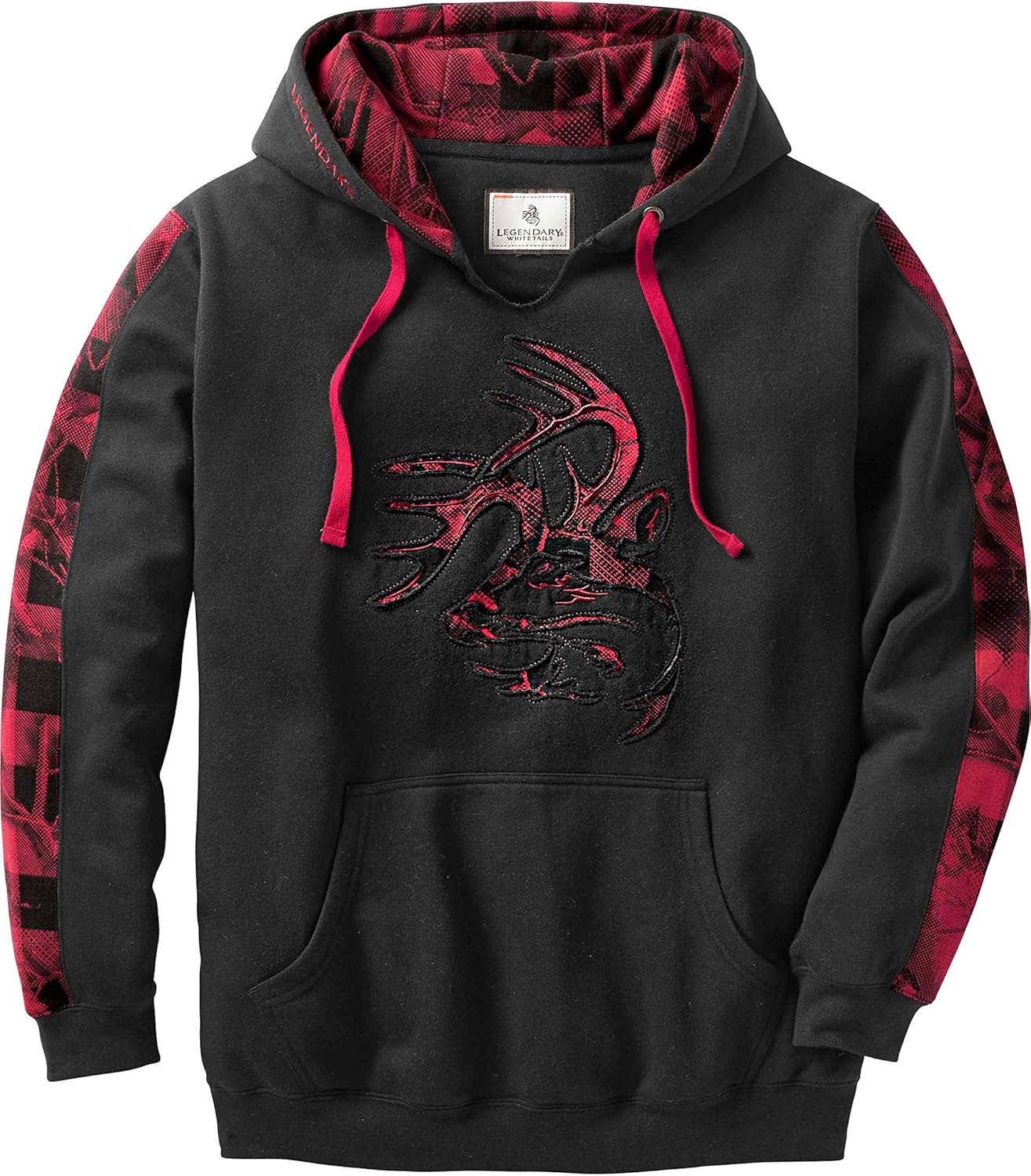 Legendary Whitetails Men's Camo Plaid Outfitter Hoodie: Clothing