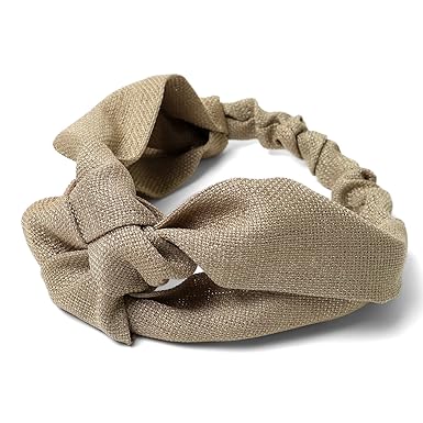 Amazon エムエイチエー M H A Style リネン調 ヘアバンド