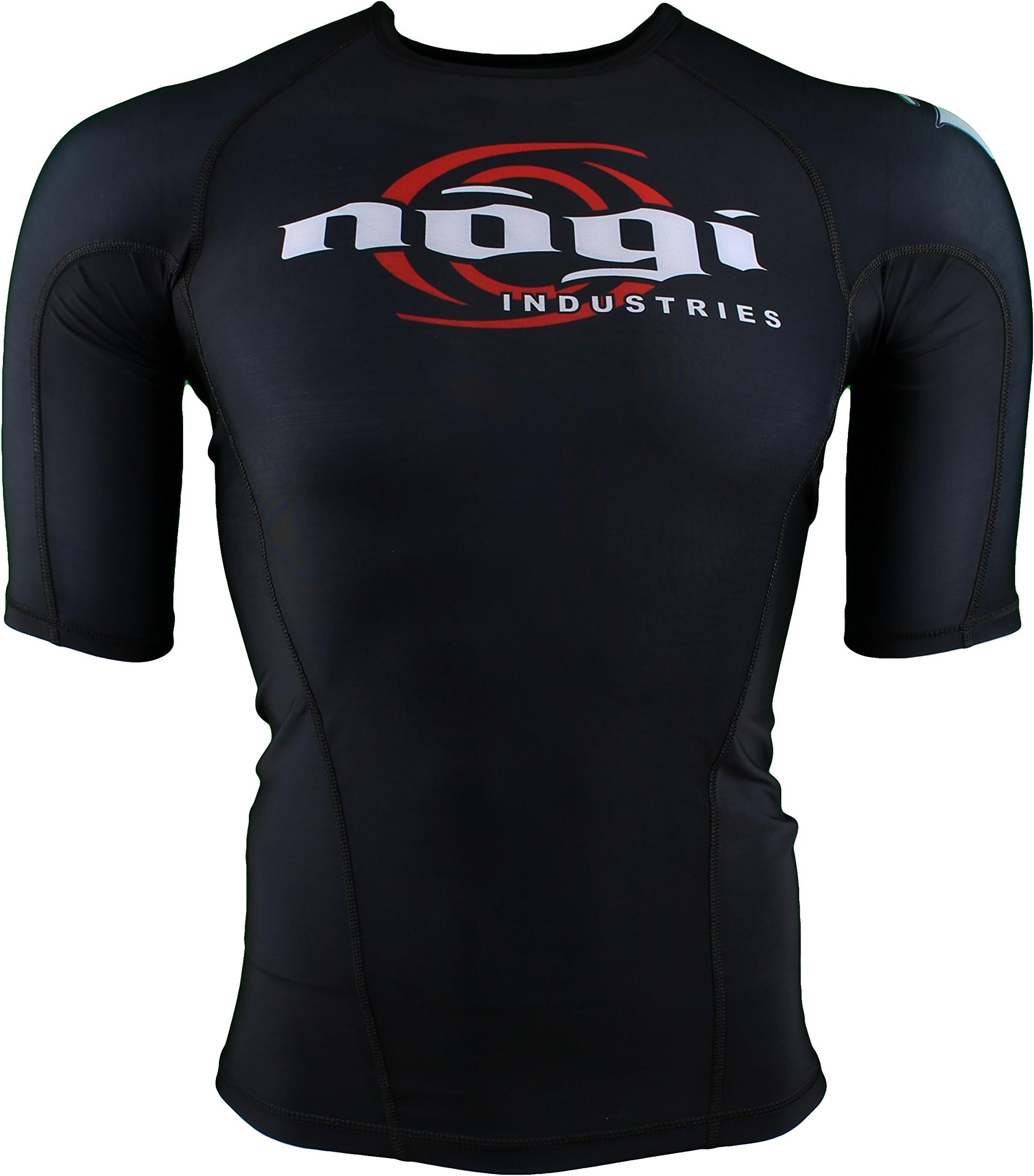 Nogi Velox Classic Shortsleeve Rashguard - Black-Xlarge