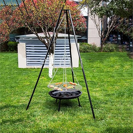 portable tripod fire pit