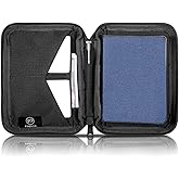 FIREDOG Passport Holder & Travel Wallet with RFID Blocking - Premium Document Organizer Case for Men and Women - Multiple Card Slots, Holds Passports, Cards, Tickets, ID, Cash Holder(Black)