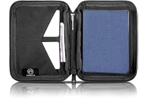 FIREDOG Passport Holder & Travel Wallet with RFID Blocking - Premium Document Organizer Case for Men and Women - Multiple Card Slots, Holds Passports, Cards, Tickets, ID, Cash Holder(Black)