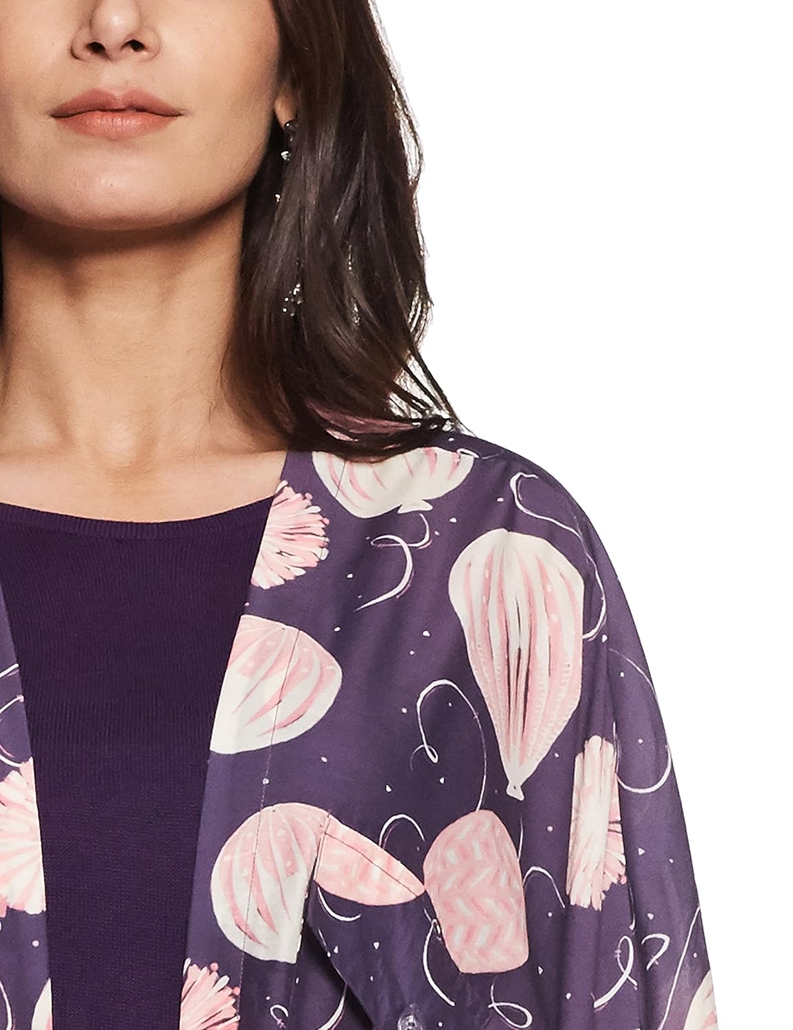 rheson by sonam & rhea kapoor women's big pocket cape shrug