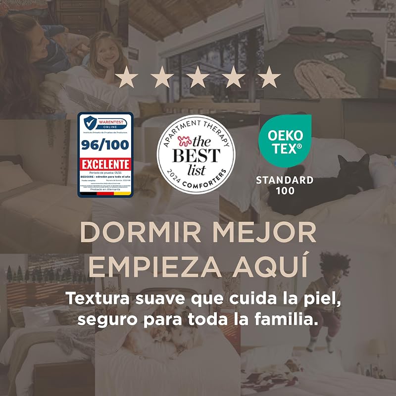 Edredão 160/180 Quilted - Edredão 240x260 cm 300gr/m² Branco