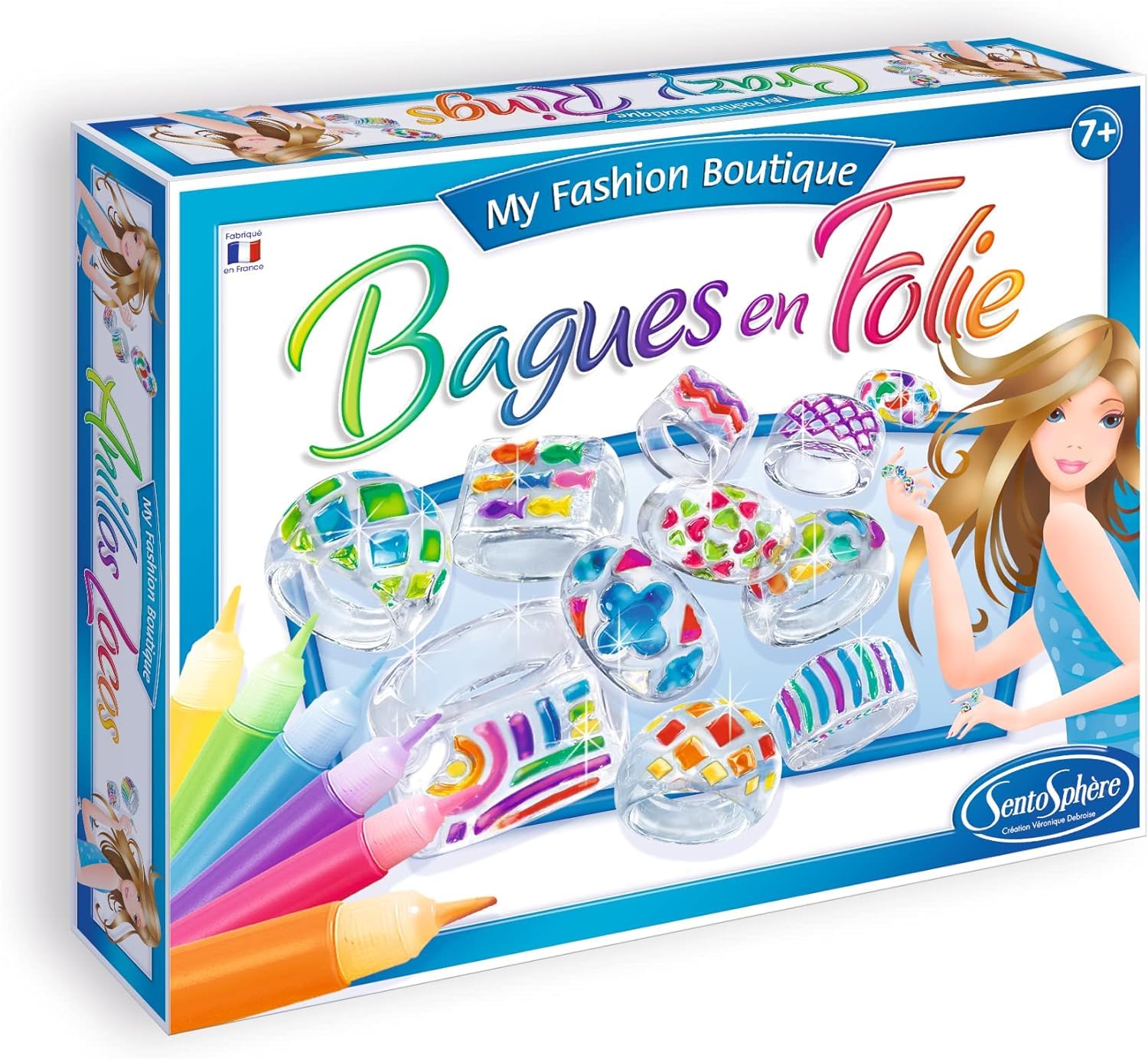Sentosphère 3980811 "Rings Creative Construction kit for Decorating