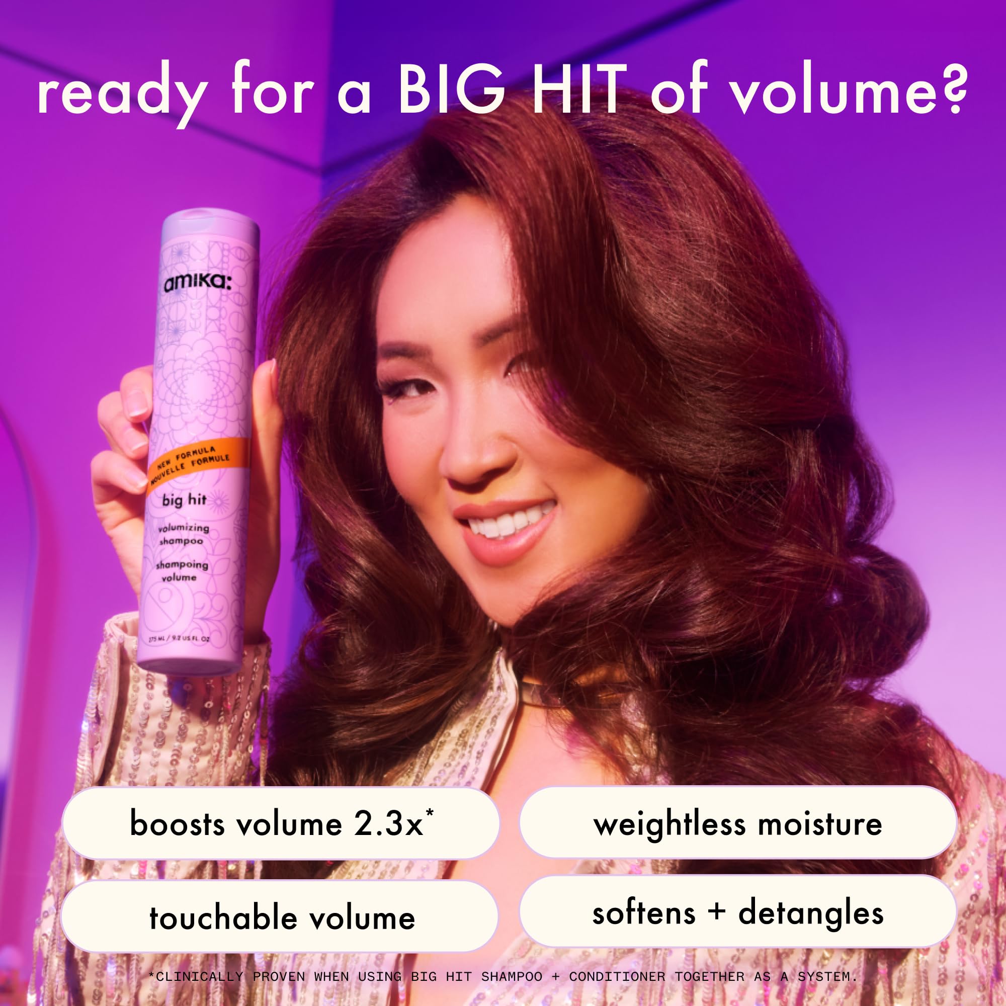 Amika big hit volumizing shampoo