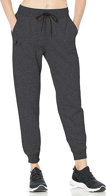under armour womens rival fleece graphic track pants