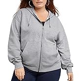 Hanes womens Originals Full-zip Hoodie, Midweight Fleece Sweatshirt, Zip Hoodie for Women, Plus