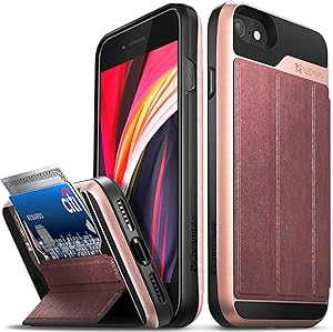 Vena vCommute Wallet Case Compatible with Apple iPhone SE 2020 / iPhone 8 7 (4.7