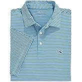 Vineyard Vines Mens Bradley Stripe Sankaty Polo