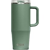 CamelBak Thrive Leak-Proof 32 oz Mug, Insulated Stainless Steel - For travel, coffee, tea, hot beverages - Spill Proof Cup-holder Compatible, Moss