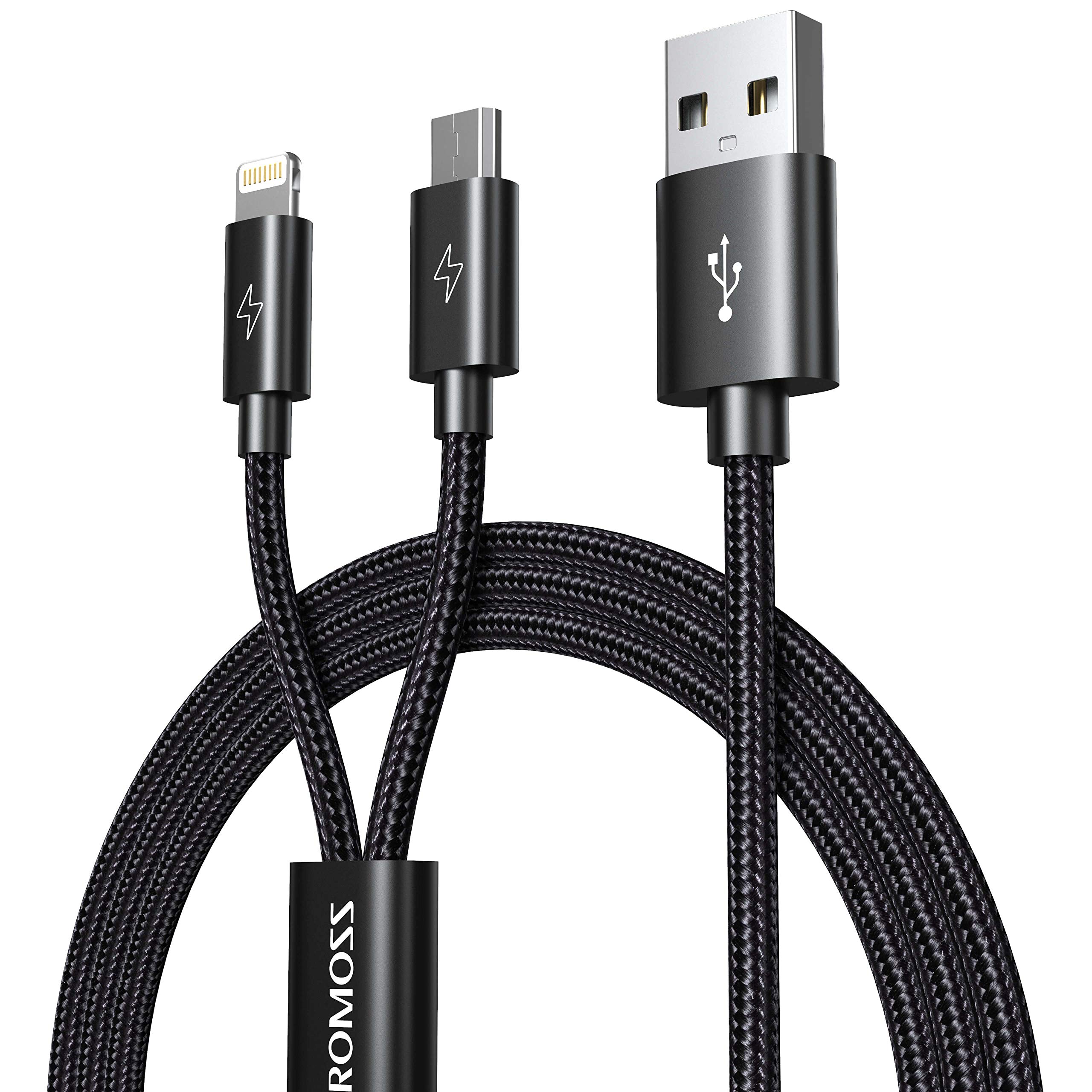 ROMOSS Multi USB Charging Cable 5FT Nylon Braided in Fast