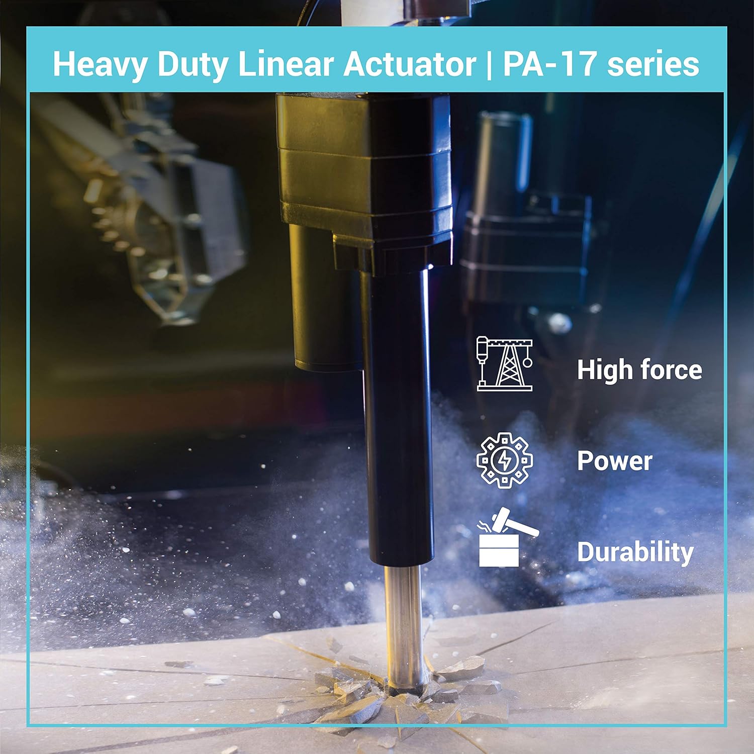 12V Feedback Linear Actuator High Force Potentiometer and Heavy Duty