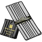 Brown &amp; Sharpe 48-Piece Thread Measuring Wire Set with Portable Holder, 0.5mm to 6mm Range, Stainless Steel Thread Measurement Kit with 16 Different Diameters for All 60&deg; U.S. and Metric Threads