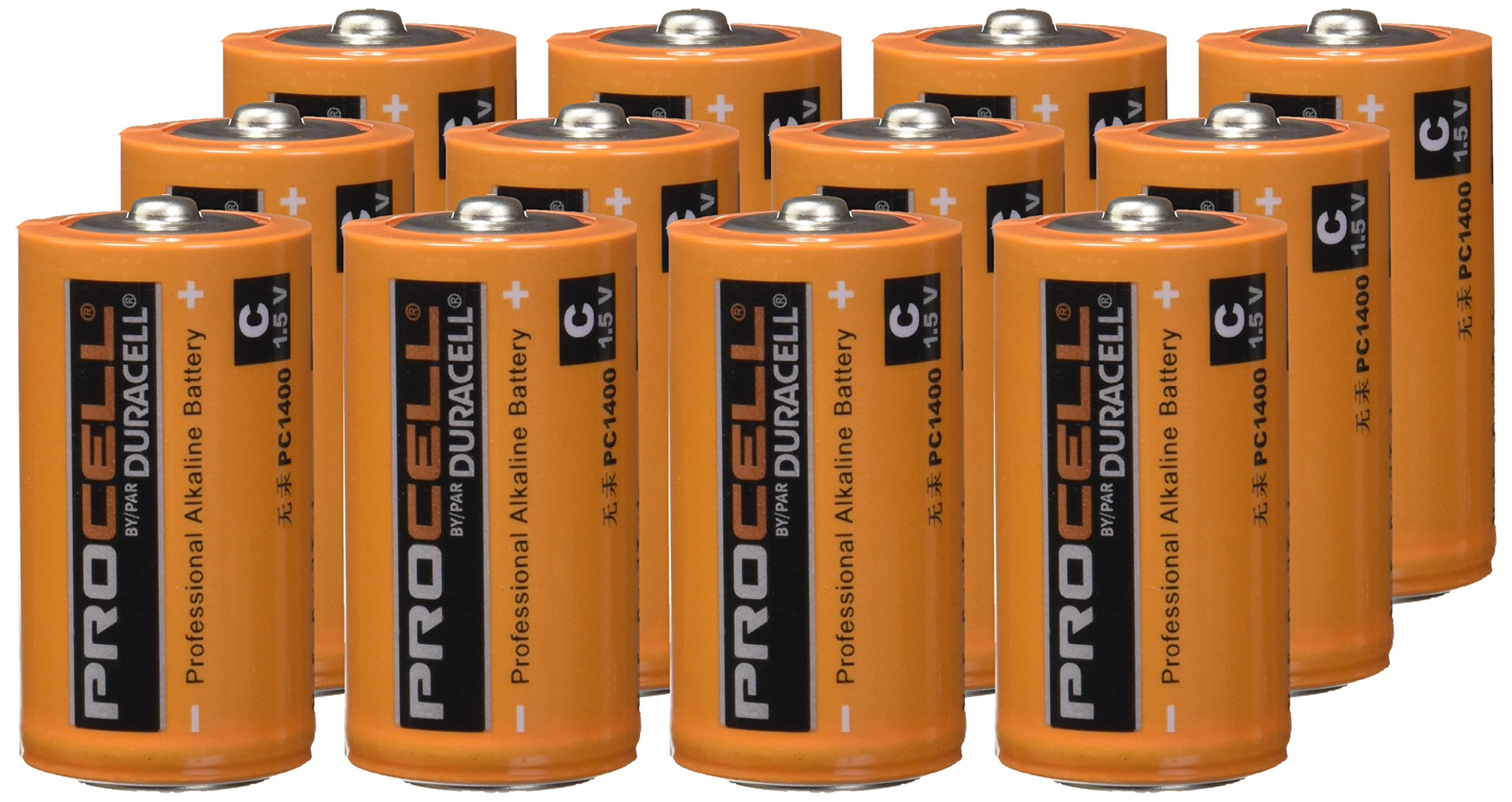 Duracell Procell Alkaline Batteries - 12 Count C