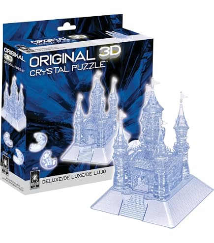 廃盤 105ピース ビバリー クリスタル パズル キャッスル 3D 50115 廃盤 105ピース ビバリー クリスタル パズル キャッスル 3D 50115