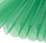 Trimming Shop Organza Roll Snow Glitter 25m x 29cm Hunter Green view 2