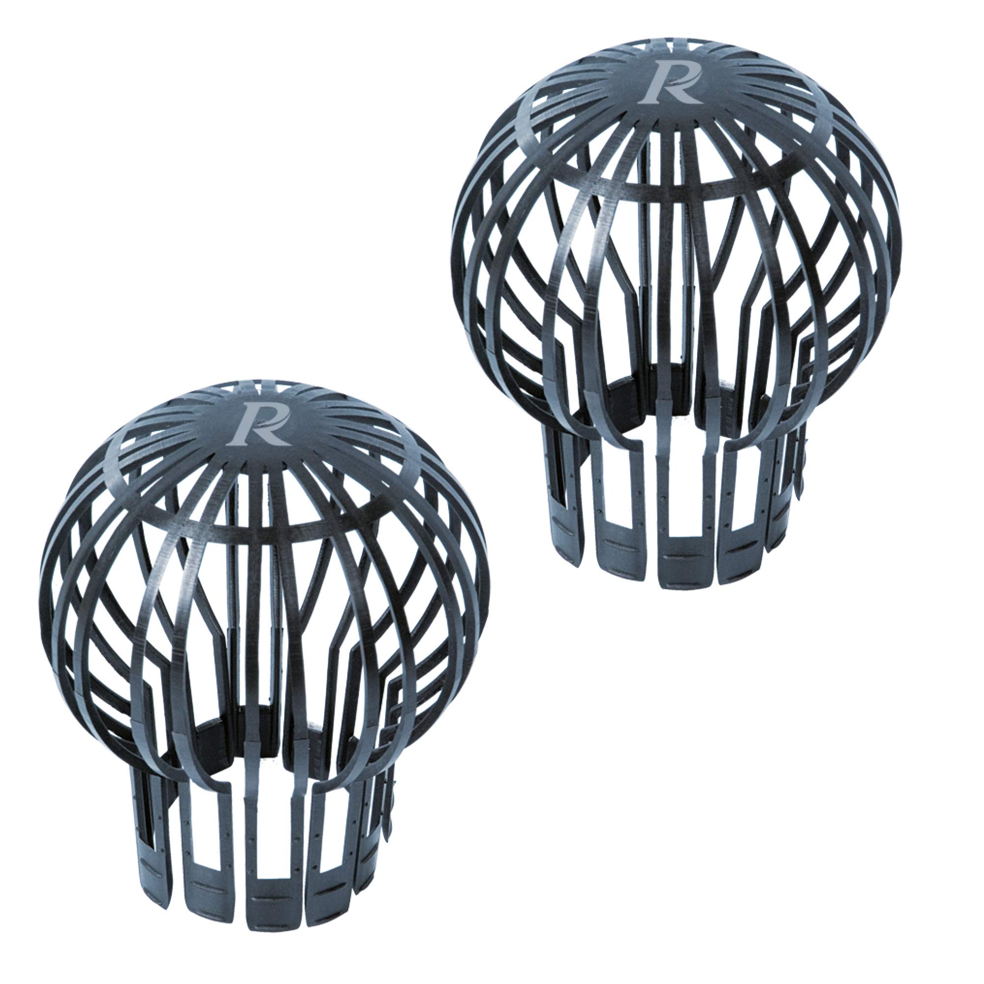 Ribiland PRPG2 Set of 2 Gutter Filters, Grey, 16 x 12 x 11 cm