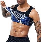 Sweat Vest for Men Men's Heat Trapping Sauna Suit Shirt Compression Vest Shapewear Top for Gym Excersize