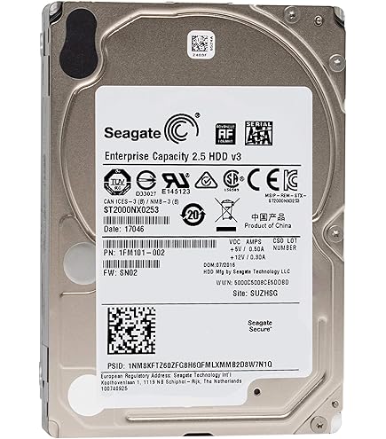 Amazon.com: Seagate Enterprise Capacity ST2000NX0243 2TB