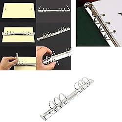 heyous 2pcs A5 Notebook 6-Hole Ring Binder