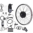 CUBELLIN Electric Bike Conversion Kit 27.5" Front Wheel Hub Motor 36V 500W E-Bike Conversion Kit 5 Speeds Adjustable 40km/H Electric Bicycle Hub Motor Kit with LCD Display