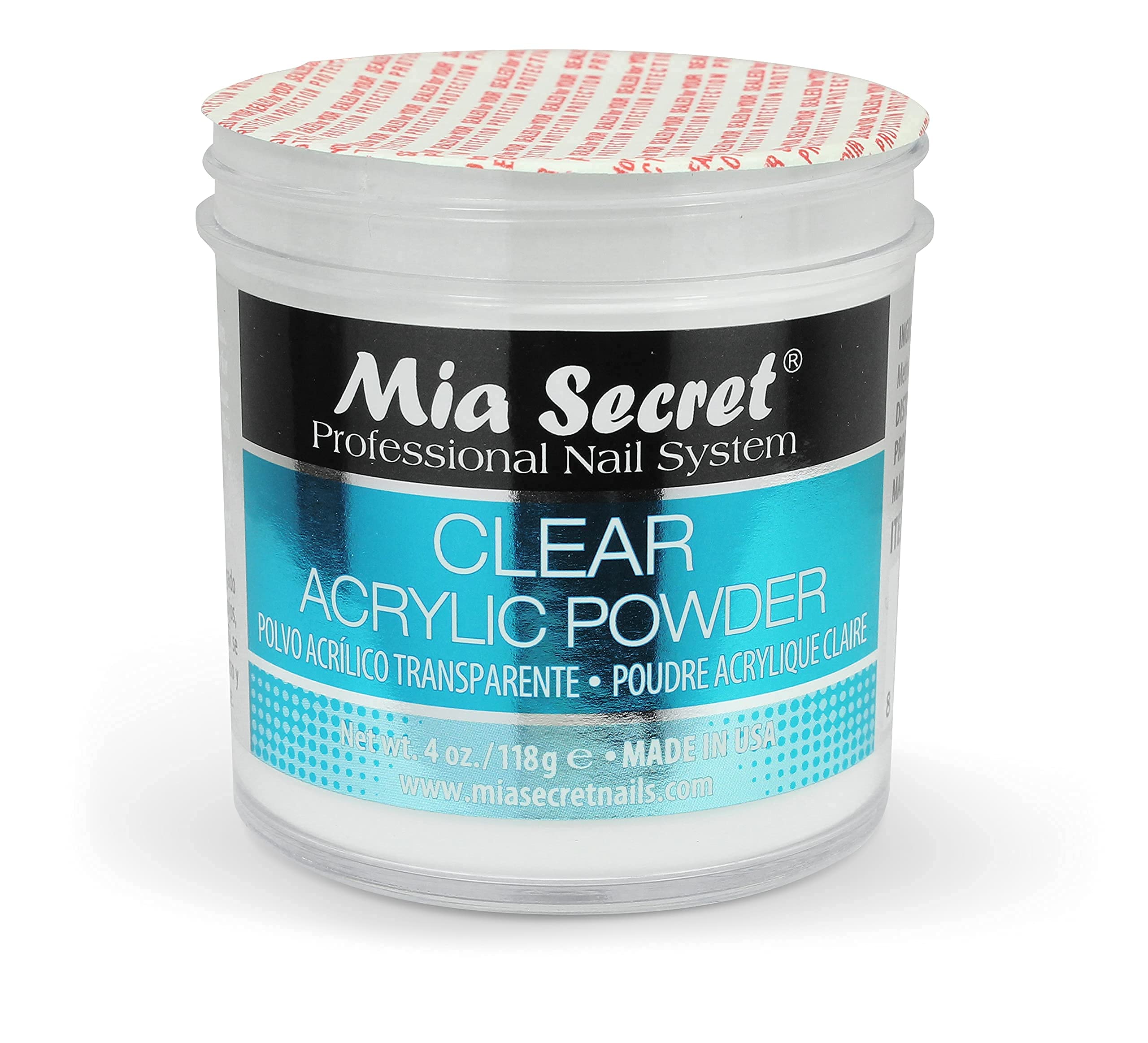 Mia Secret Clear Acrylic Powder (4oz) - Image 8