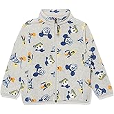 Amazon Essentials Disney | Marvel | Star Wars Boys and Toddlers' Polar Fleece Full-Zip Mock Jackets