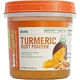 BareOrganics Turmeric Root Powder Superfood, Dietary Supplement, 8 Oz