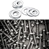 Yibaijia 360Pcs Stainless Steel Flat Washers M2-M10 Metric Set view 7