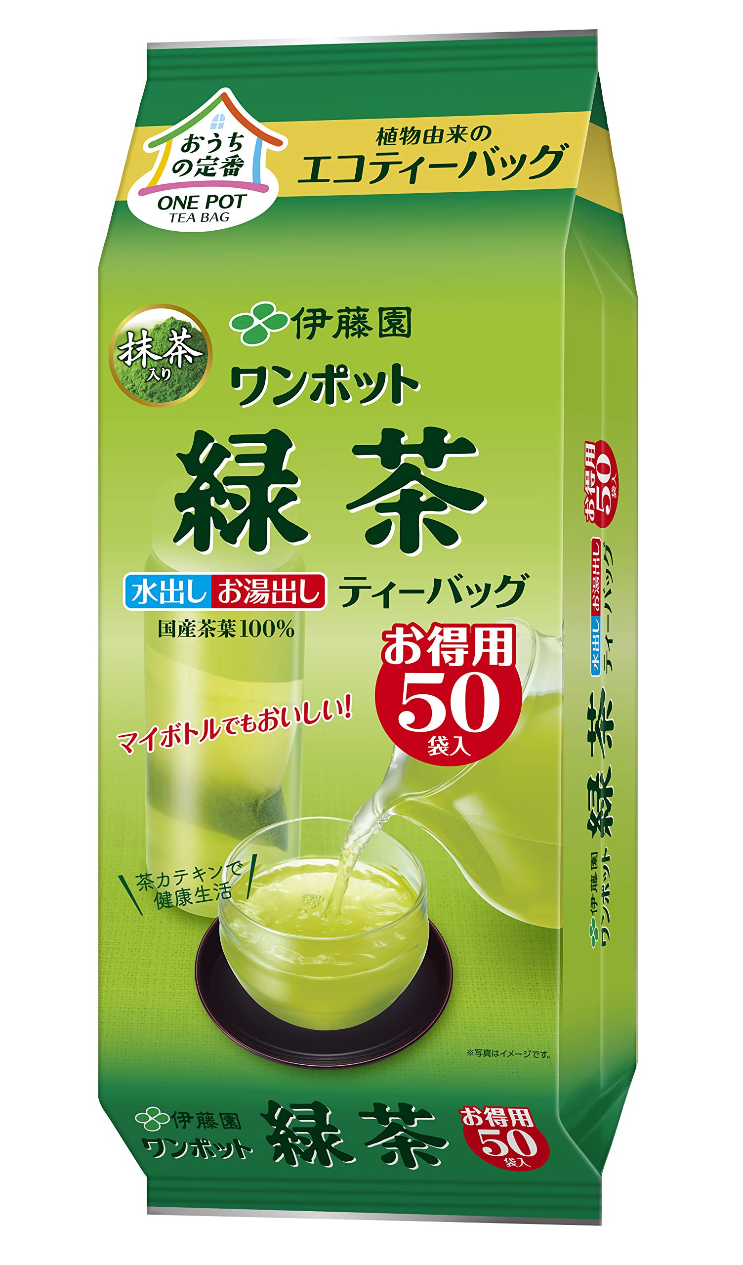 伊藤園 ワンポットエコティーバッグ 抹茶入り緑茶 50袋の商品画像