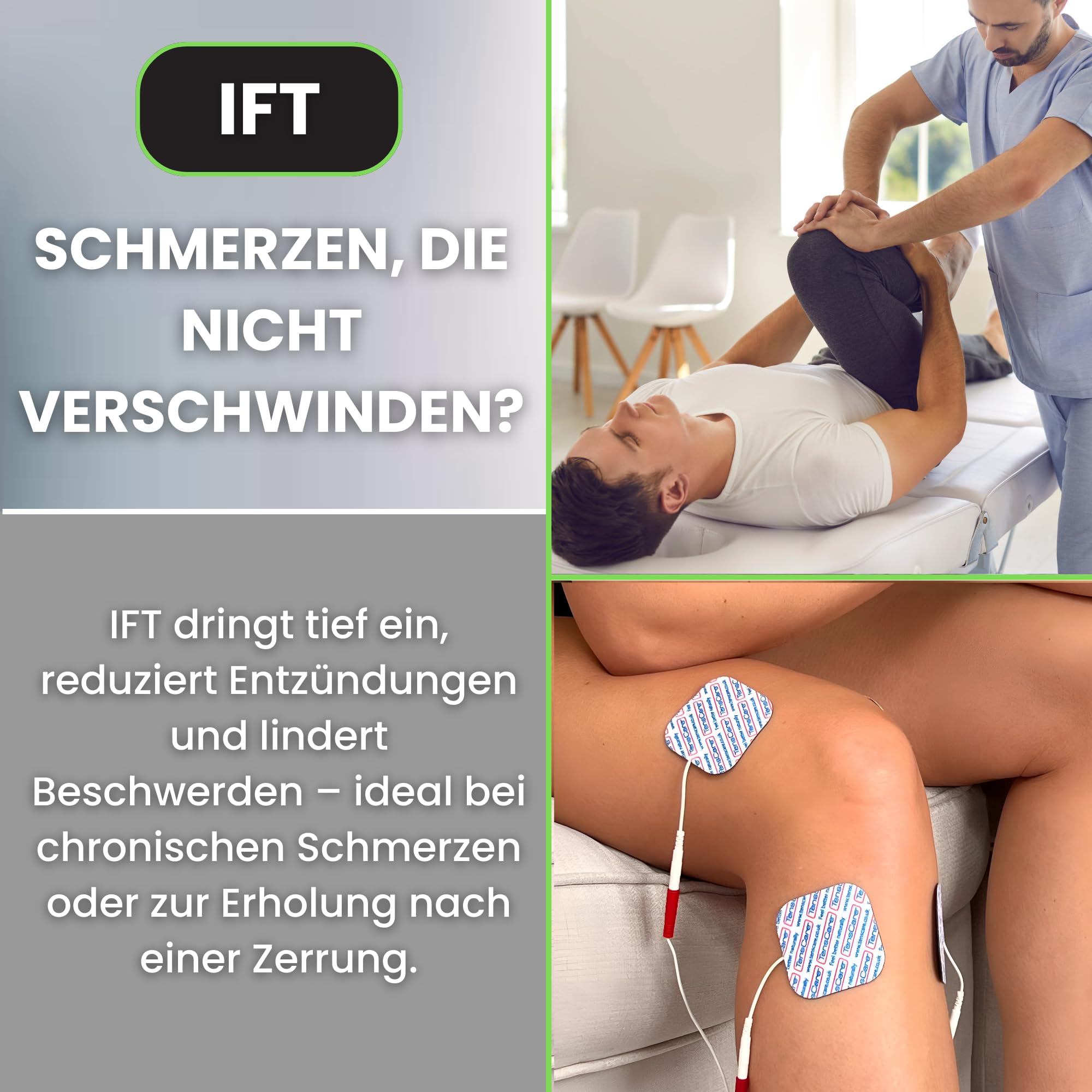 TensCare Unipro TENS EMS IFT und Mikrostromgerät 6