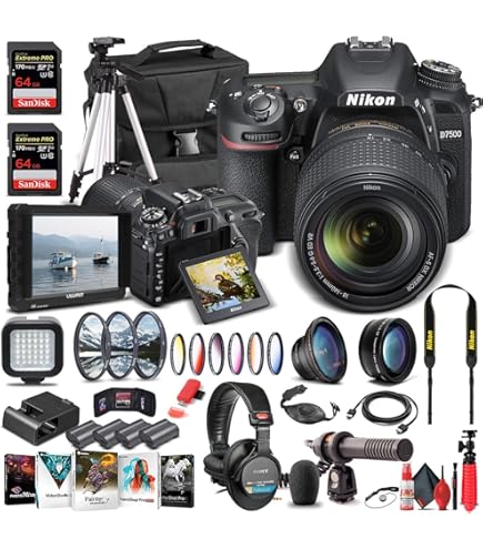 Amazon.com : Nikon D7500 DSLR Camera with 18-140mm Lens (1582) +