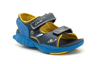 clarks sandals kids blue
