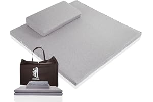 ZenBless Yoga Meditation Cushion Set,Large Square Meditation Floor Pillow, Meditation Mat and Pillow Set for Sitting on Floor,Zafu and Zabuton Accessories(31.5")