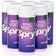 Spry Xylitol Berry Blast Mints Sugar Free Candy - Breath Mints That Promote Oral Health, Dry Mouth Mints That Increase Saliva Production, Stop Bad Breath, 45 Count (Pack of 6)