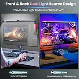 Quntis Monitor Light Bar 51cm with RGB Backlight, Eye Protection view 2
