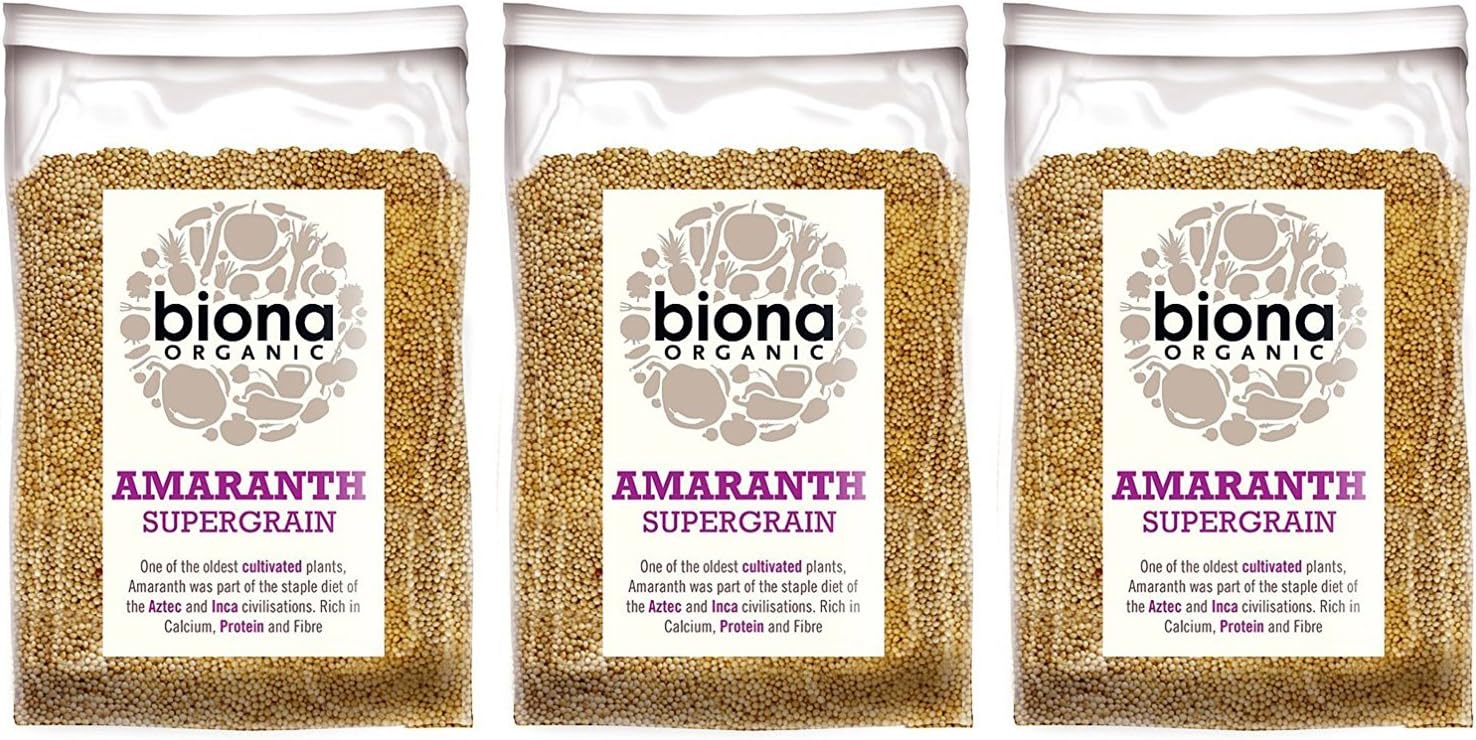 Biona Amaranth Seeds 500g, 500 g (Pack of 1)