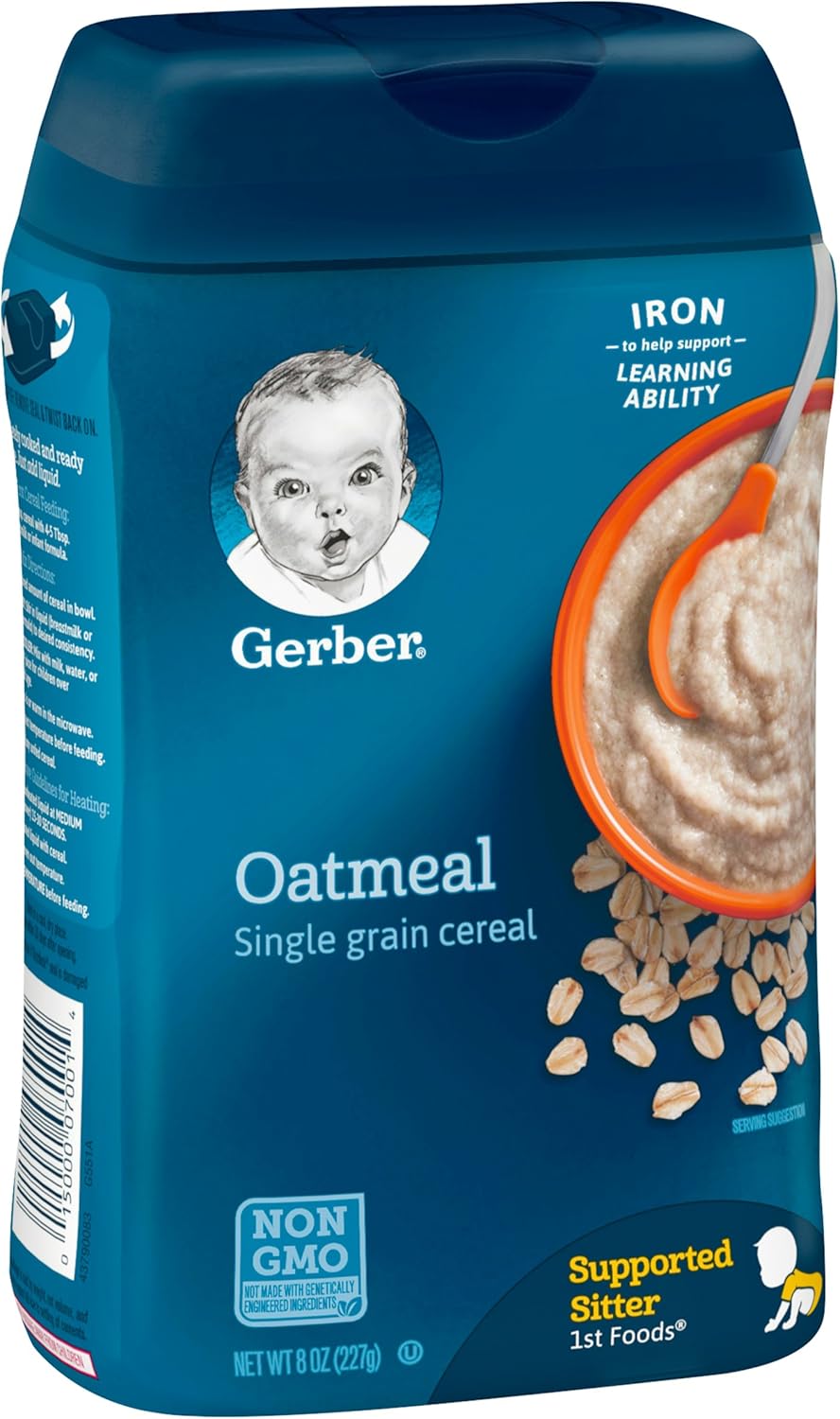 gerber oatmeal baby food