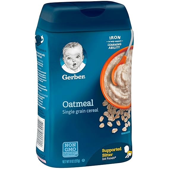 gerber oatmeal 8 oz