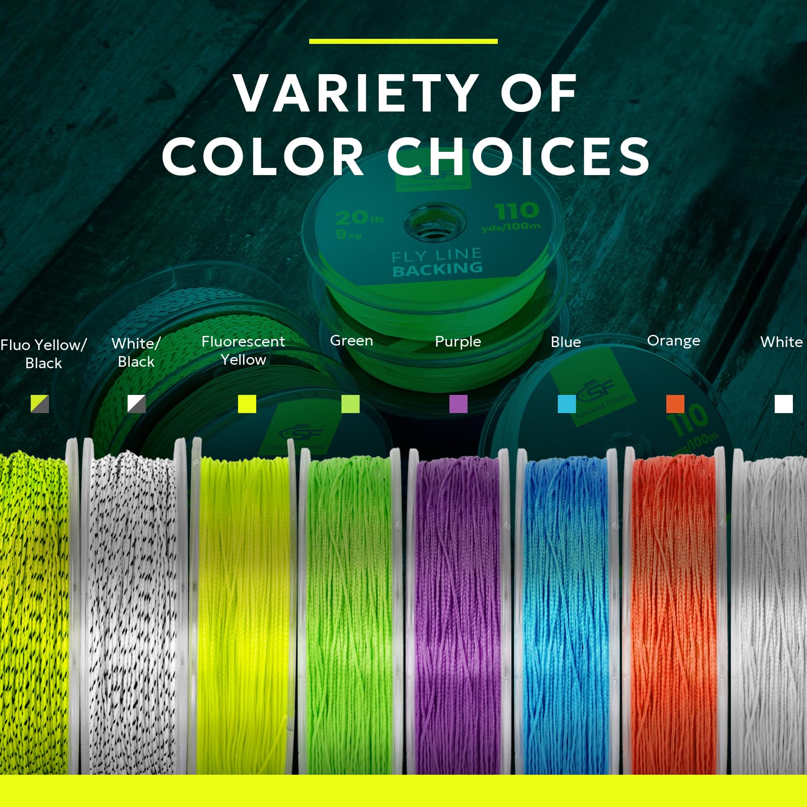 SF Fly Fishing Dacron Braided Backing Line Trout Line 20LB 100m/108yds Blue on Galleon Philippines
