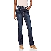 WallFlower Womens Ultra Slim Bootcut Mid-Rise Insta Soft Juniors Jeans