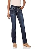 WallFlower Women's Ultra Slim Bootcut Mid-Rise