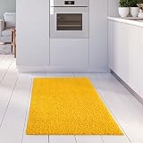THE RUGS Living Room Rug Shaggy Soft 30 mm 60x110 cm Yellow view 2