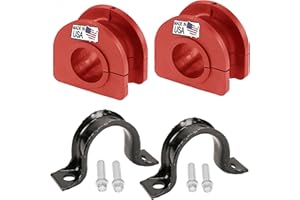 Suspension Dudes PAIR Front Sway Bar CODE RED Bushing Kit FITS Escalade, Silverado, Avalanche, Suburban, Tahoe, Sierra, Yukon, 1985-2007 Bushings Made In USA, 28MM Stabilizer Bar, K6408 928-344