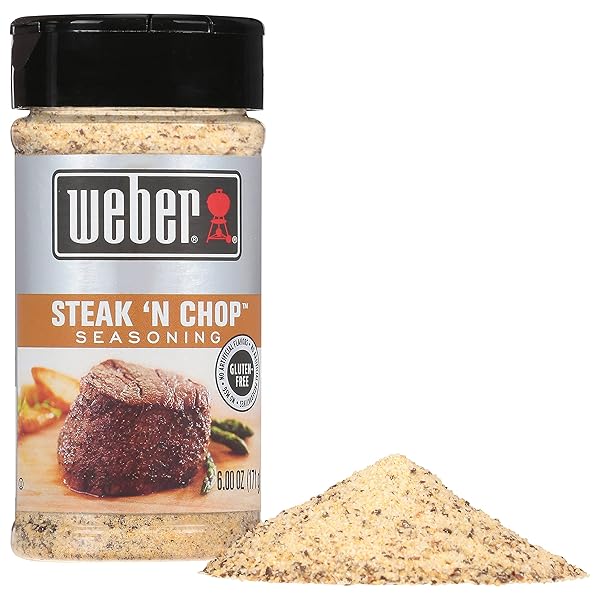 WEBER STEAK ‘N CHOP SEASONING, 6 OZ